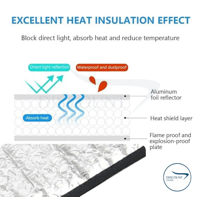 AC Outdoor Unit Protector Aluminium Cover With Straps