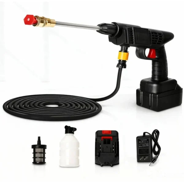 Automatic Cordless multiple Wash Spray Gun 48V Pakistan | Wireless High Pressure Foam Jet Washer