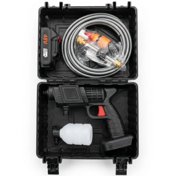 Automatic Cordless multiple Wash Spray Gun 48V Pakistan | Wireless High Pressure Foam Jet Washer