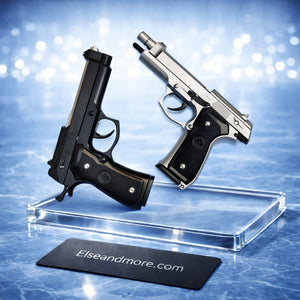 Baby Toy Gun - Blue and Silver