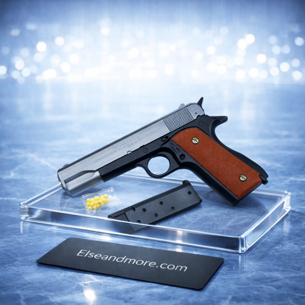 Baby Toy Gun - Black and Silver dual set