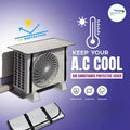 AC Outdoor Unit Protector Aluminium Cover With Straps