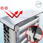 AC Outdoor Unit Protector Aluminium Cover With Straps