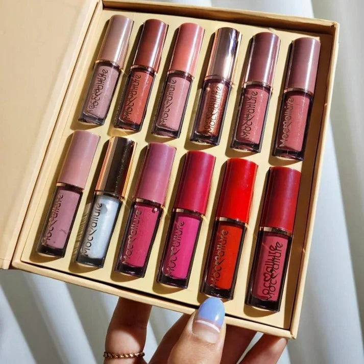 Mocallur Lip Gloss Set || Pack Of 12 Pcs