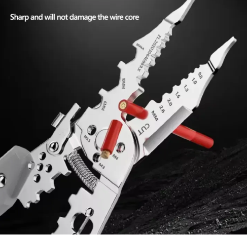 Multifunctional Wire Stripper & Crimping Pliers