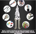 Sharp wire stripper blades that won't damage wire core